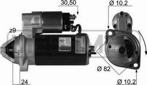 Messmer 220102R - Стартер autospares.lv