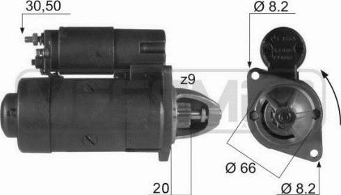 Messmer 220114A - Стартер autospares.lv