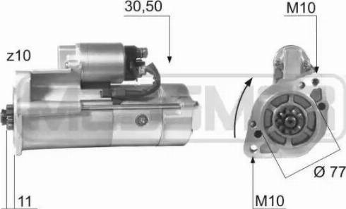 Messmer 220115 - Стартер autospares.lv