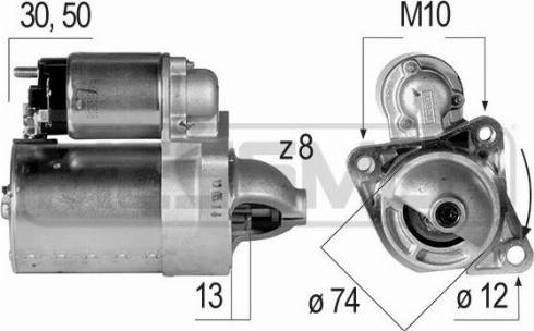 Messmer 220118A - Стартер autospares.lv