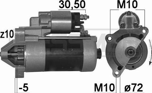 Messmer 220117A - Стартер autospares.lv