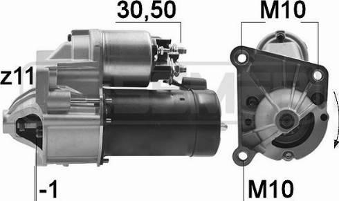 Messmer 220184A - Стартер autospares.lv