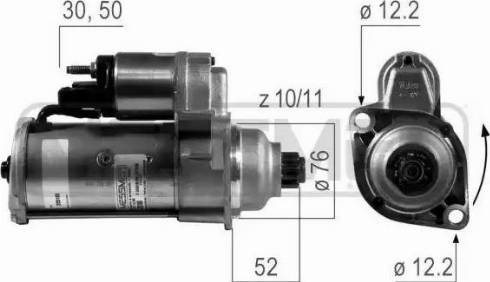 Messmer 220180 - Стартер autospares.lv