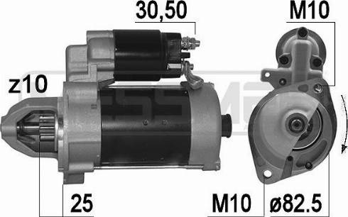 Messmer 220135A - Стартер autospares.lv