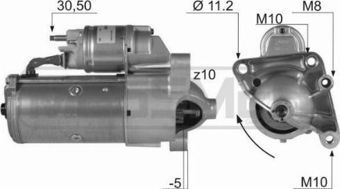 Messmer 220136A - Стартер autospares.lv