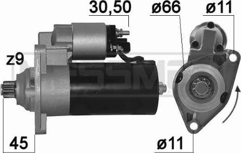 Messmer 220130R - Стартер autospares.lv