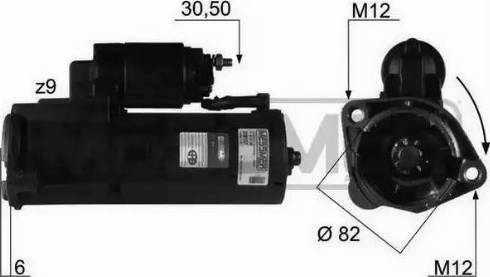 Messmer 220 137 - Стартер autospares.lv