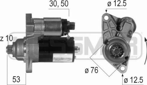 Messmer 220124A - Стартер autospares.lv