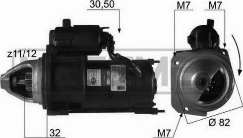 Messmer 220127R - Стартер autospares.lv