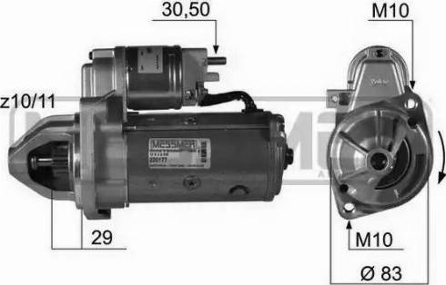 Messmer 220177 - Стартер autospares.lv