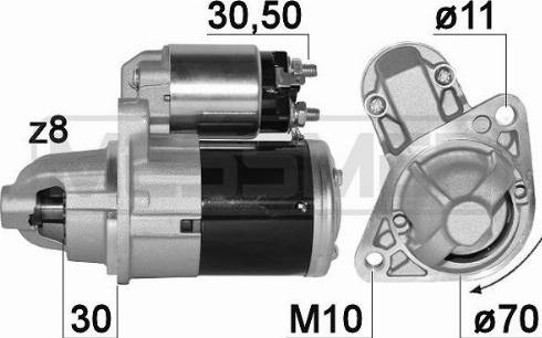 Messmer 220894A - Стартер autospares.lv