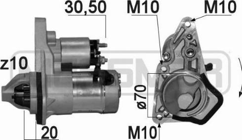 Messmer 220846A - Стартер autospares.lv