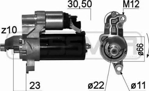 Messmer 220848 - Стартер autospares.lv