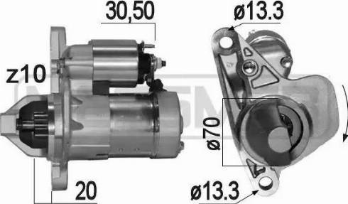 Messmer 220847 - Стартер autospares.lv