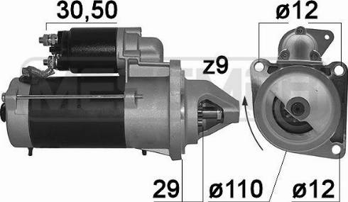 Messmer 220858A - Стартер autospares.lv