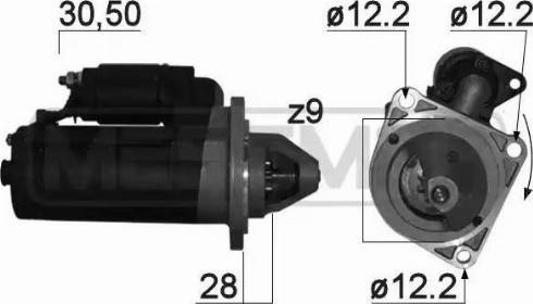 Messmer 220858 - Стартер autospares.lv