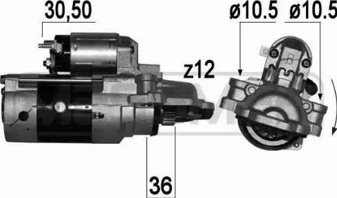 Messmer 220866 - Стартер autospares.lv