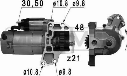 Messmer 220801 - Стартер autospares.lv