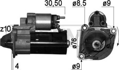 Messmer 220819 - Стартер autospares.lv