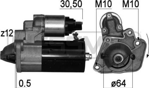 Messmer 220816A - Стартер autospares.lv