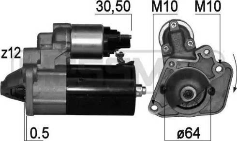 Messmer 220816 - Стартер autospares.lv