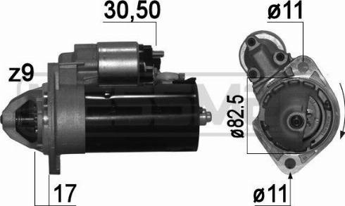 Messmer 220889A - Стартер autospares.lv