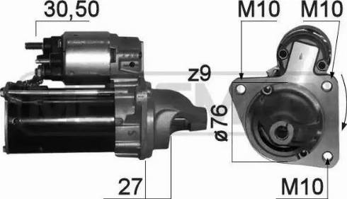 Messmer 220838 - Стартер autospares.lv