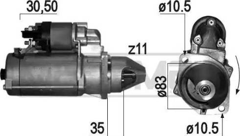 Messmer 220820 - Стартер autospares.lv