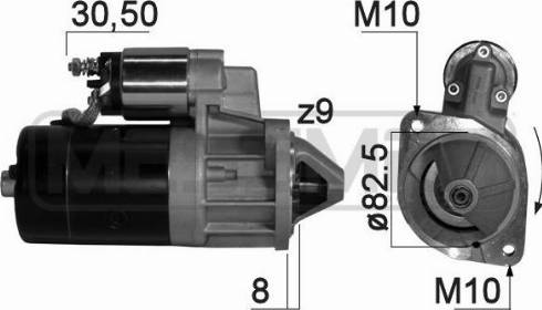 Messmer 220822A - Стартер autospares.lv