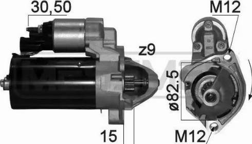 Messmer 220870 - Стартер autospares.lv