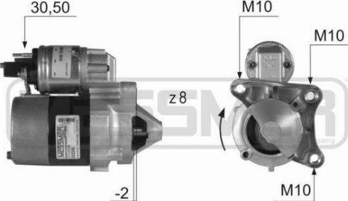 Messmer 220399A - Стартер autospares.lv