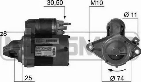 Messmer 220395 - Стартер autospares.lv