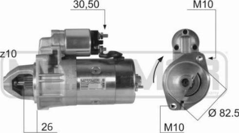 Messmer 220390A - Стартер autospares.lv