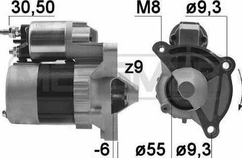 Messmer 220392A - Стартер autospares.lv