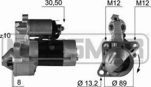 Messmer 220342A - Стартер autospares.lv