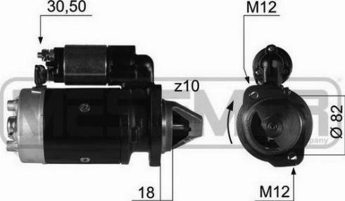 Messmer 220347A - Стартер autospares.lv