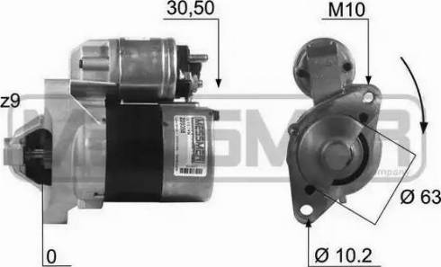 Messmer 220358 - Стартер autospares.lv