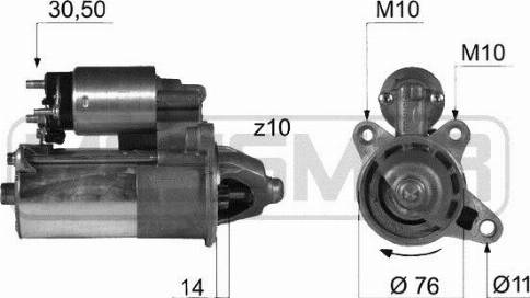 Messmer 220364A - Стартер autospares.lv