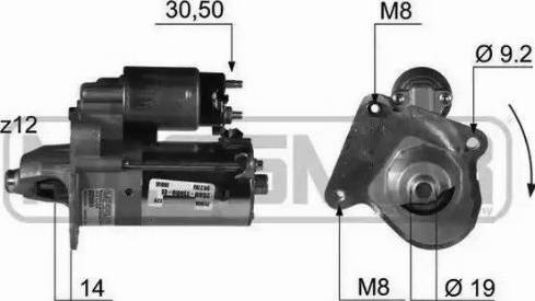 Messmer 220366 - Стартер autospares.lv