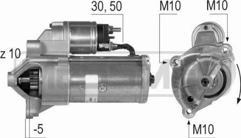 Messmer 220363R - Стартер autospares.lv