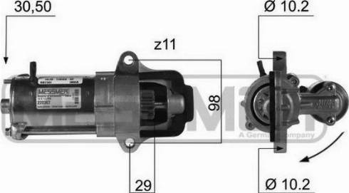 Messmer 220367A - Стартер autospares.lv