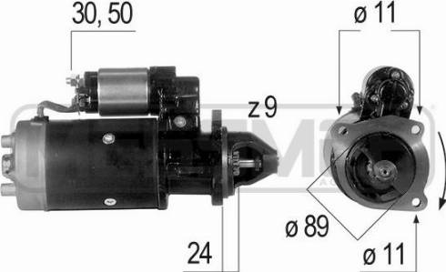 Messmer 220307R - Стартер autospares.lv