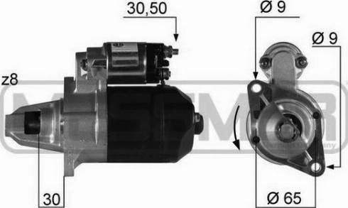 Messmer 220311R - Стартер autospares.lv