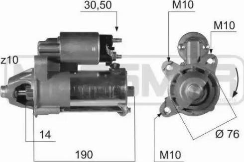 Messmer 220374 - Стартер autospares.lv