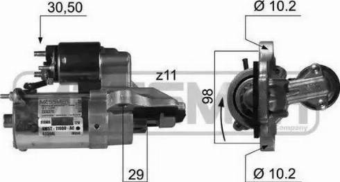 Messmer 220370 - Стартер autospares.lv