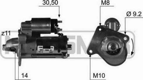 Messmer 220371A - Стартер autospares.lv