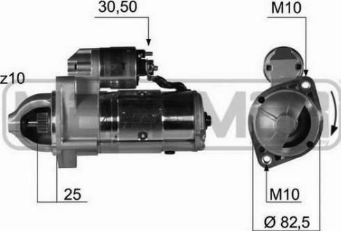 Messmer 220378R - Стартер autospares.lv