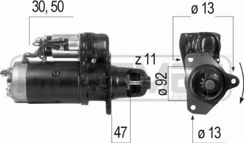 Messmer 220260R - Стартер autospares.lv