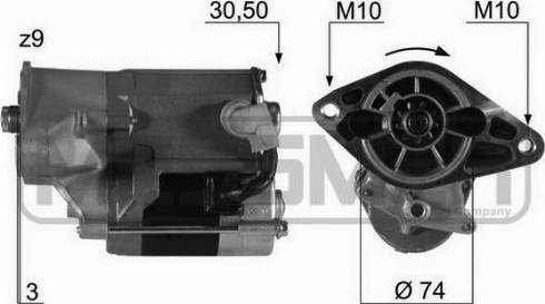 Messmer 220205R - Стартер autospares.lv