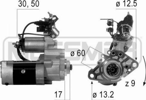 Messmer 220200A - Стартер autospares.lv